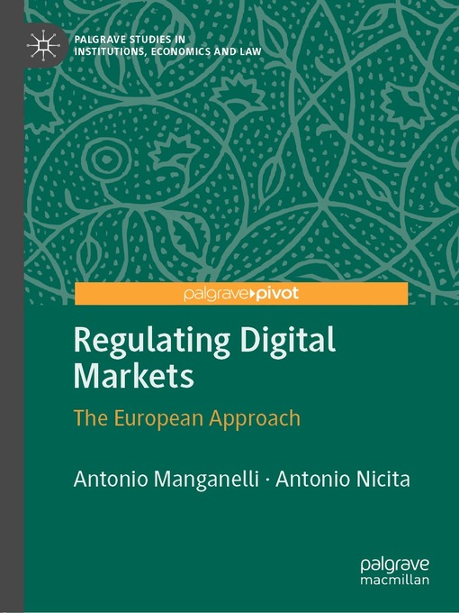 Title details for Regulating Digital Markets by Antonio Manganelli - Available